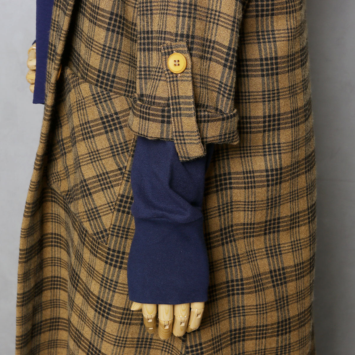 Maleekah Flannel - Mustard