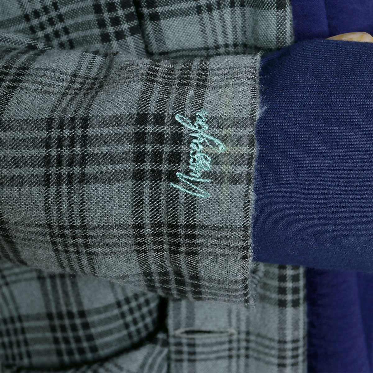 SAMPLE Maleekah Flannel - Sea Green