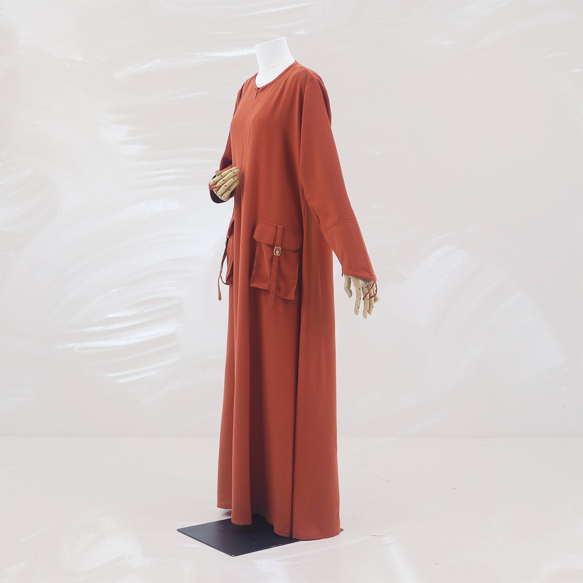 Maryam Dress - Brick