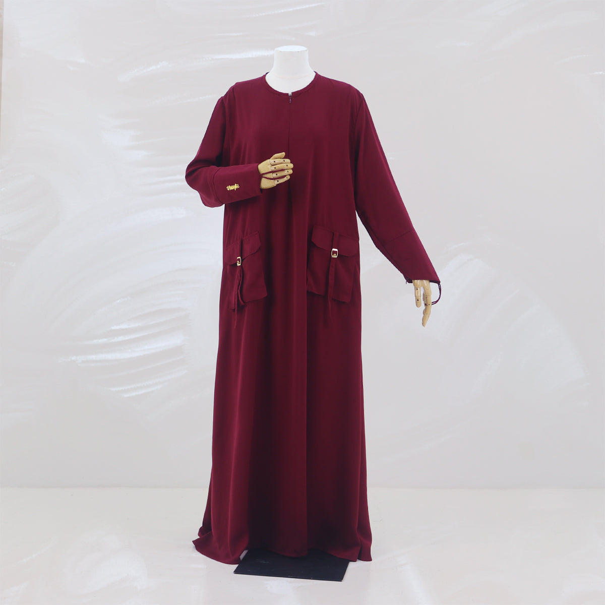 Maryam Dress - Maroon
