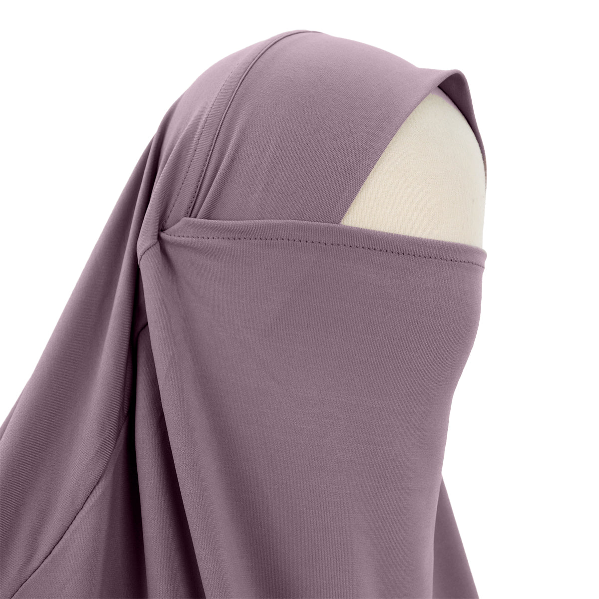 Husna French Khimar - Mauve