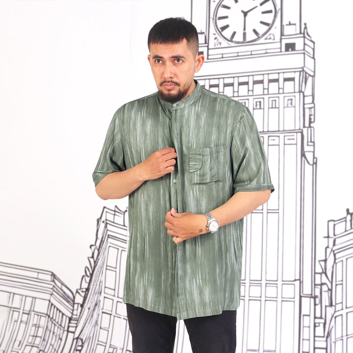 Miftah Kurta - Green