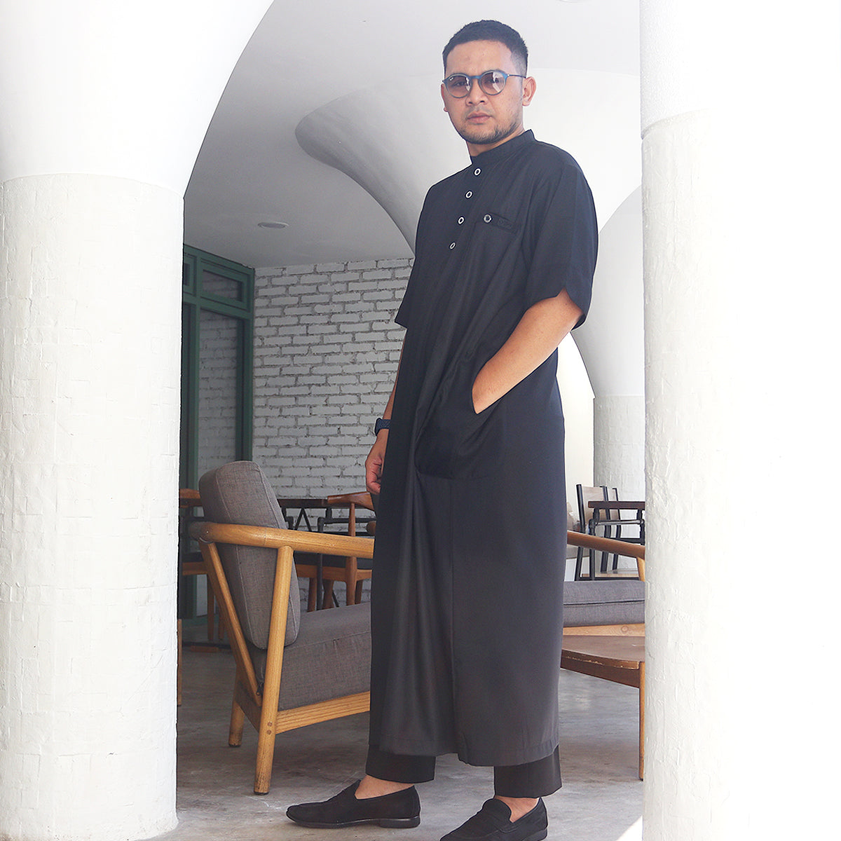 DEFECT Rafasya Jubbah - Black