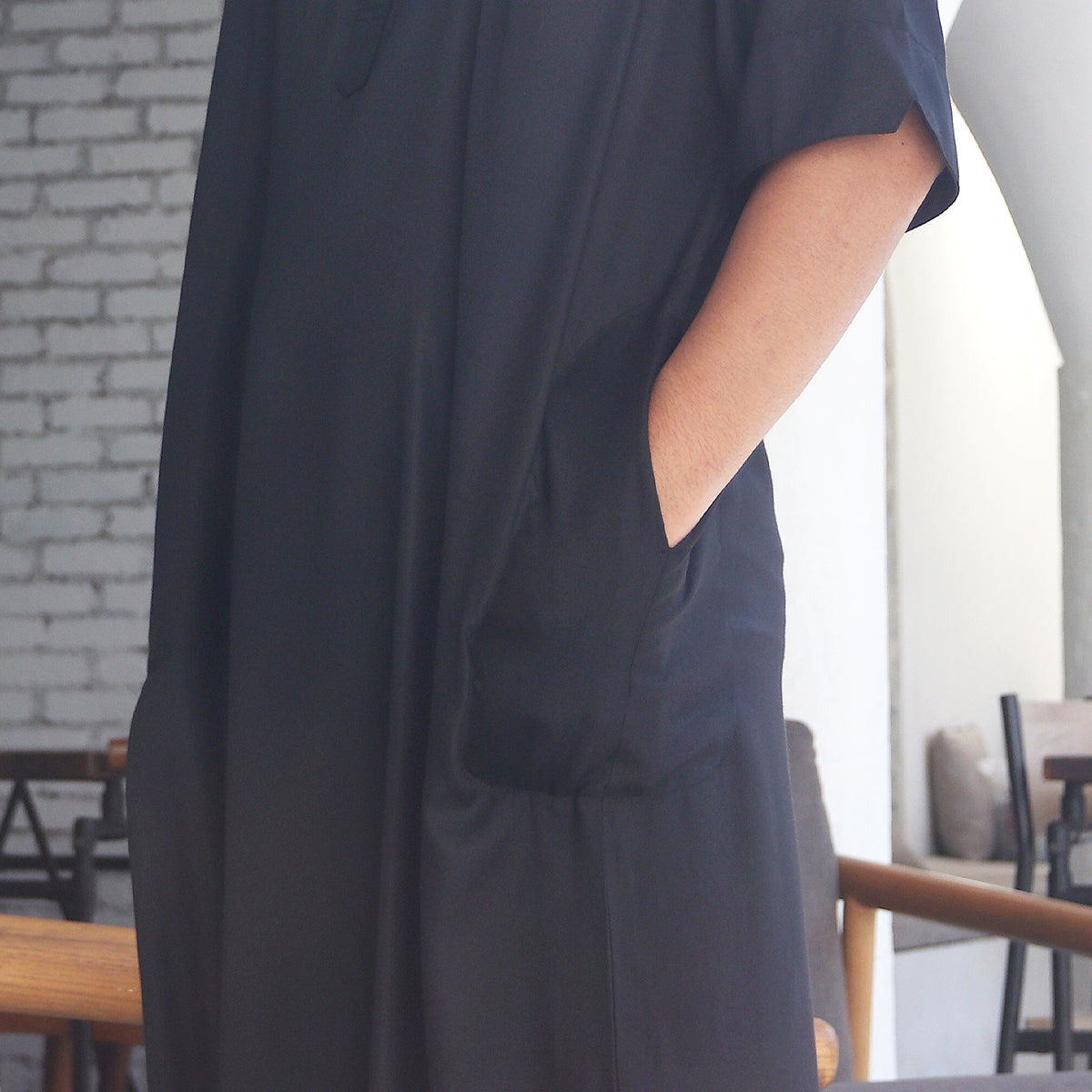 Rafasya Jubbah - Black