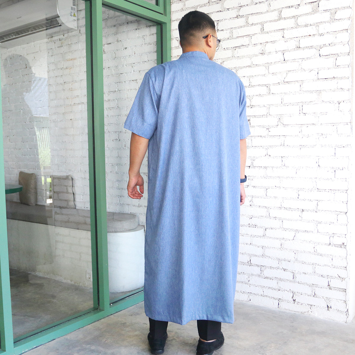 Rafasya Jubbah - Denim