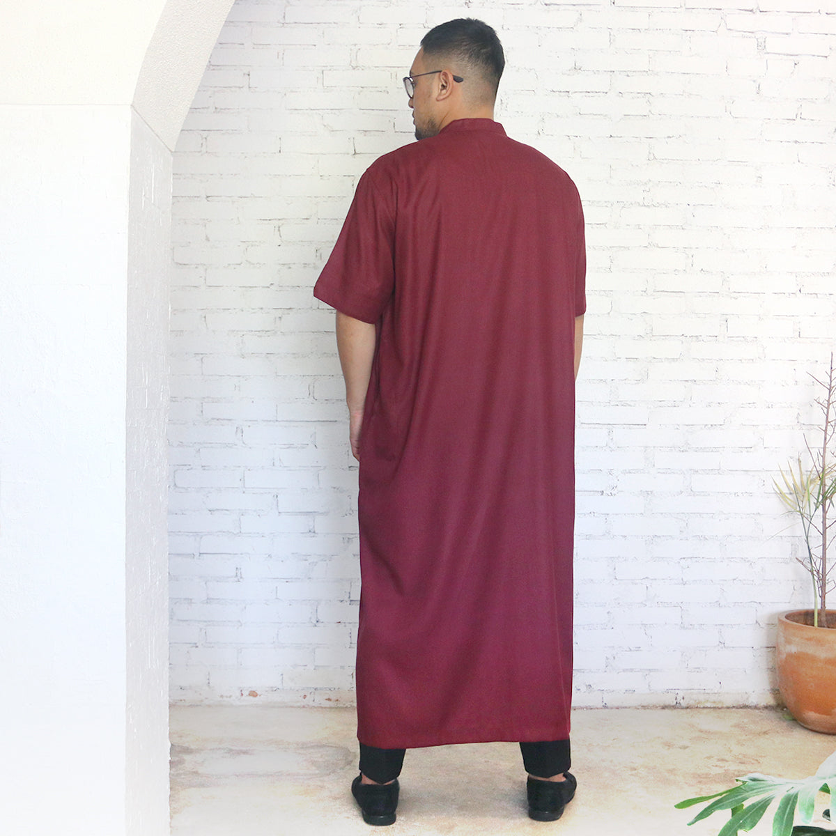 Rafasya Jubbah - Maroon
