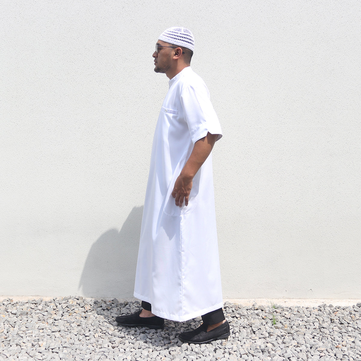 Rafasya Jubbah - White
