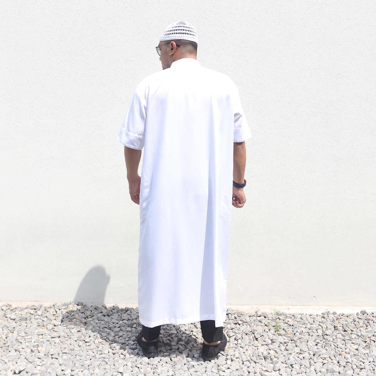 Rafasya Jubbah - White