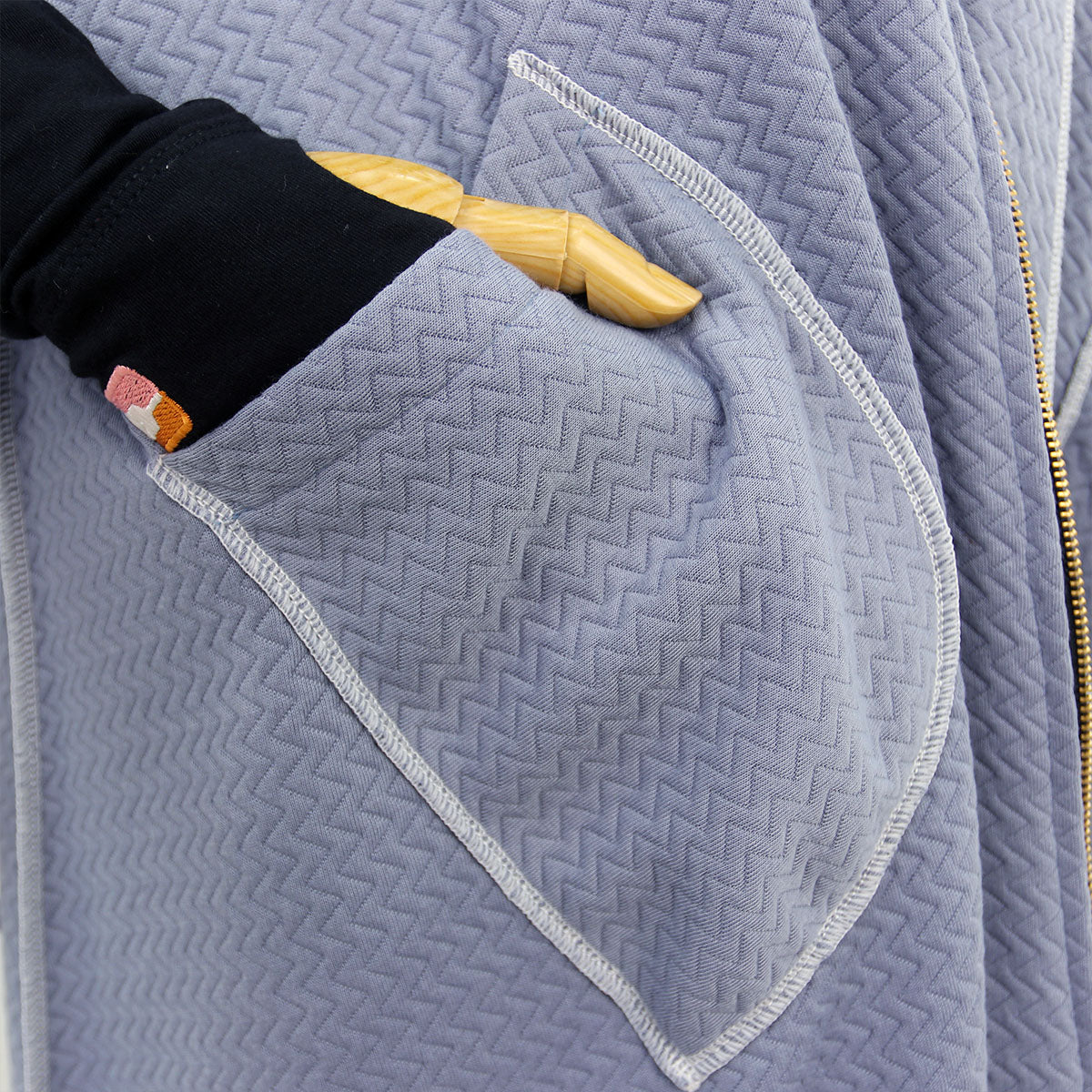 Nafeeza Long Jacket - Blue