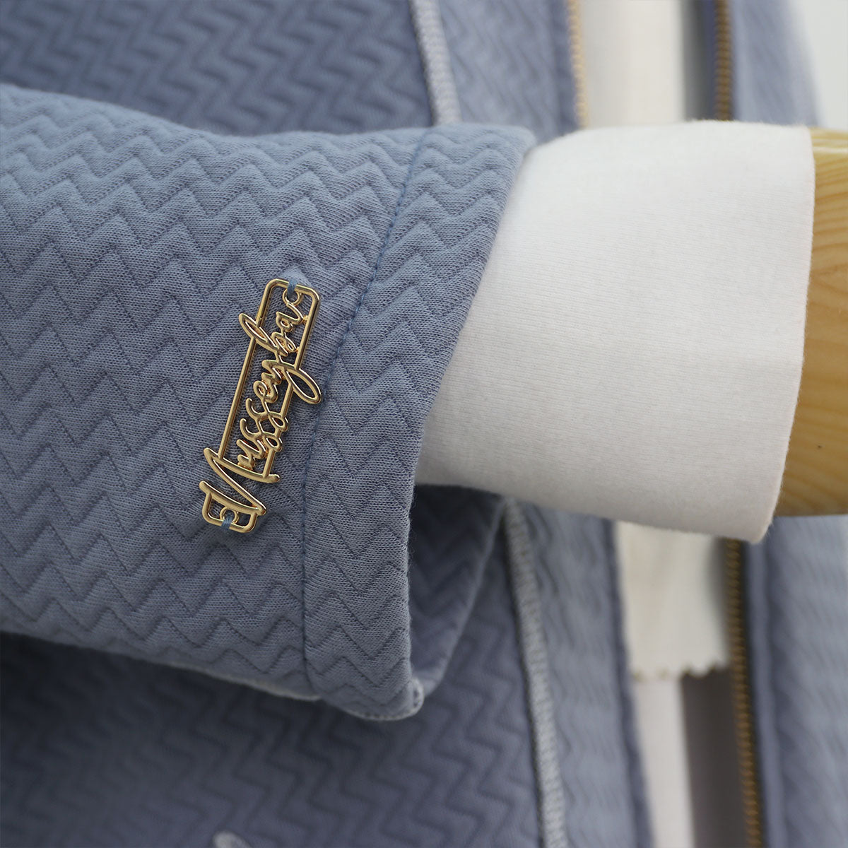 Nafeeza Long Jacket - Blue