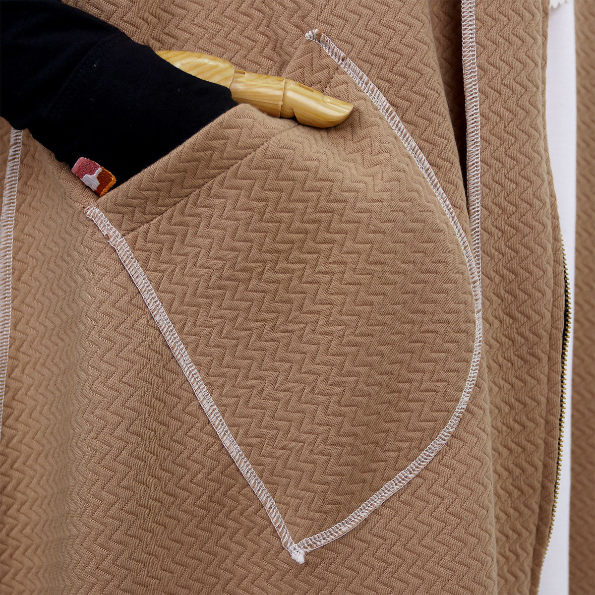 Nafeeza Long Jacket - Mocca