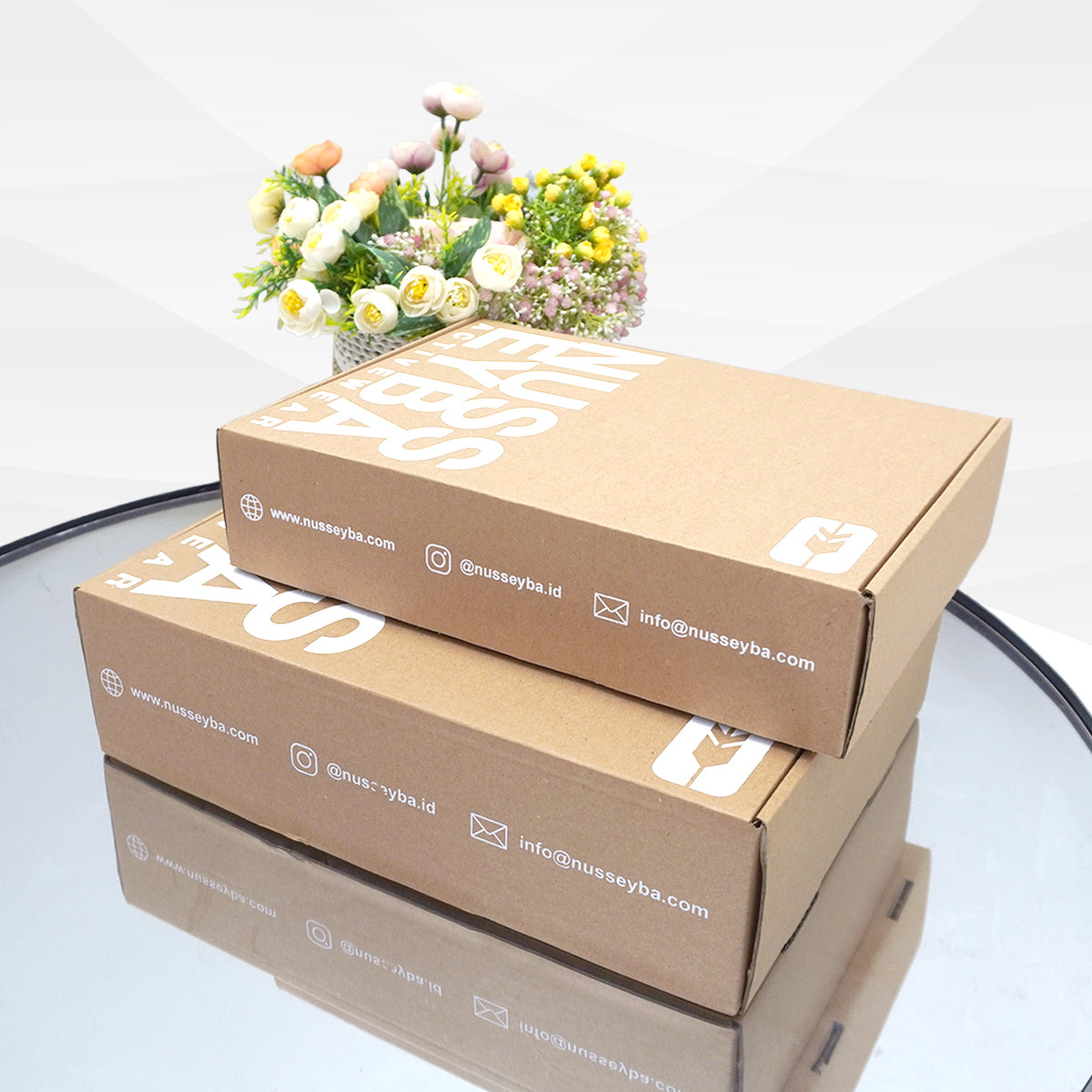 Nusseyba Box Packaging - Brown