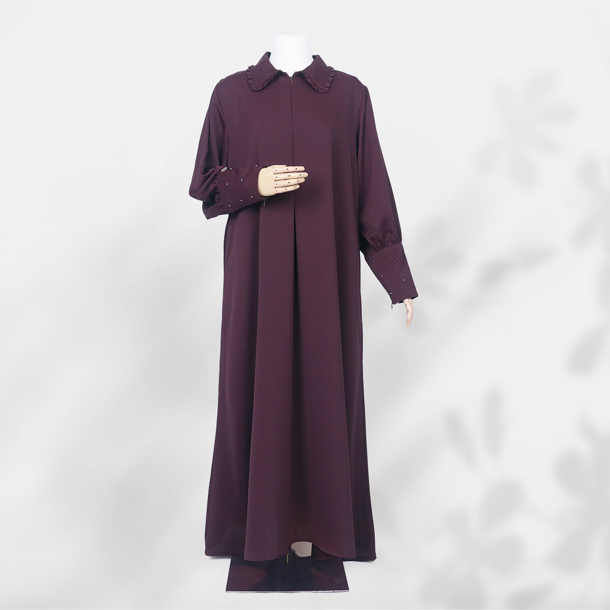 Qiana Set - Dark Maroon