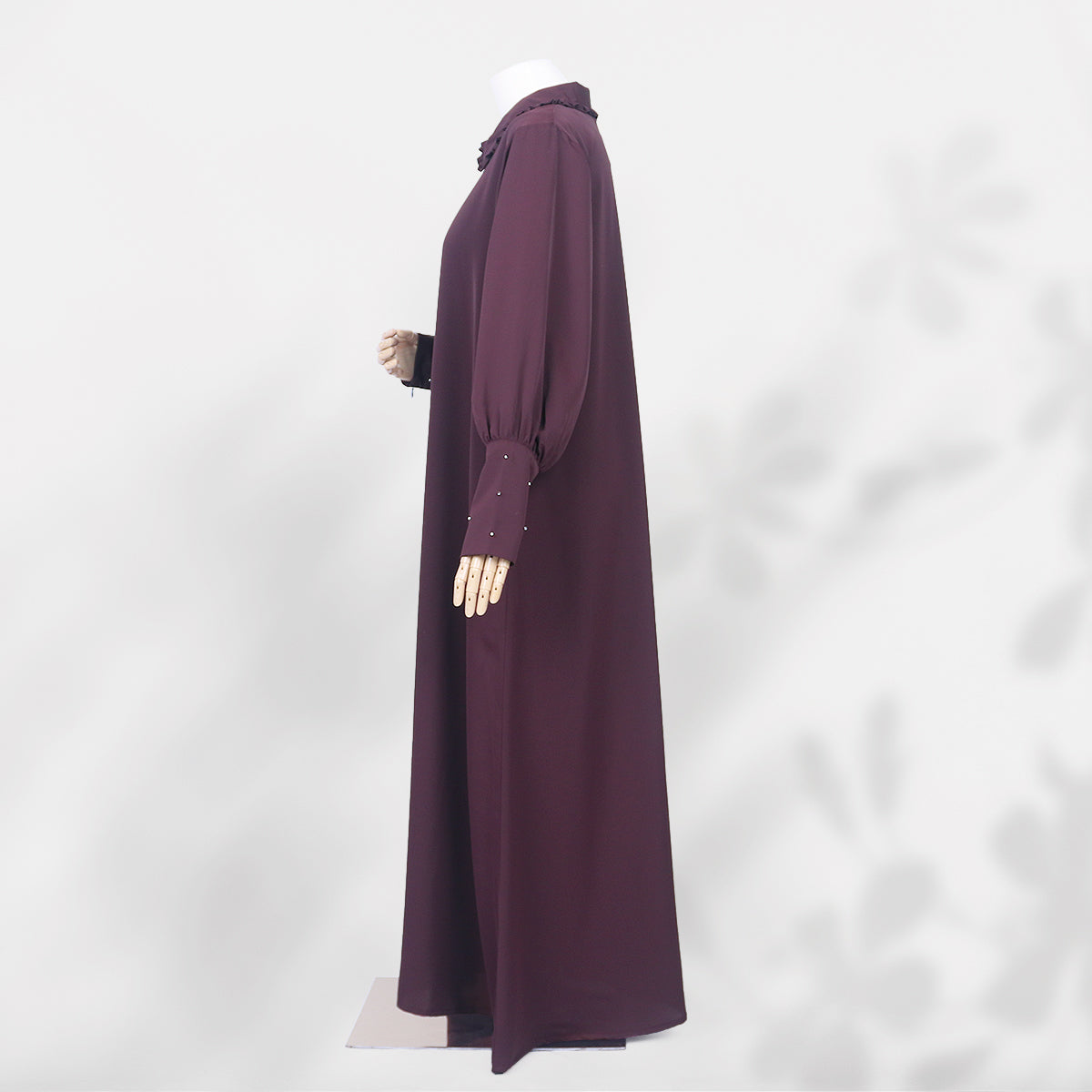 Qiana Set - Dark Maroon