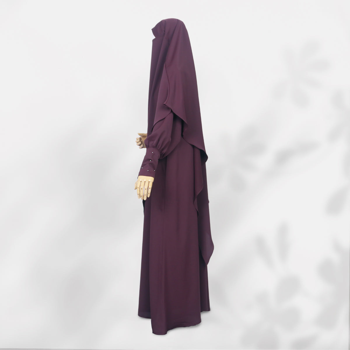 Qiana Set - Dark Maroon