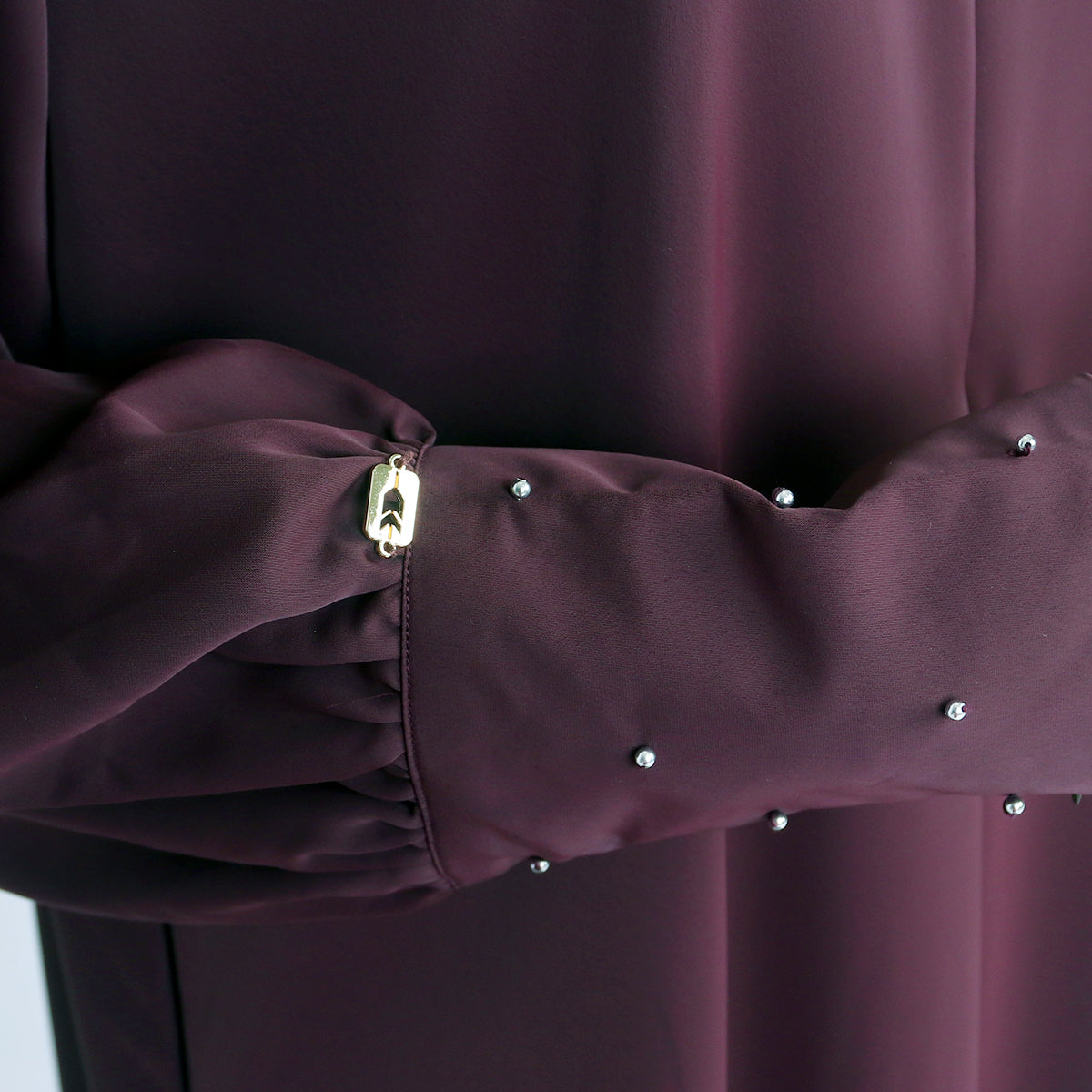 Qiana Set - Dark Maroon