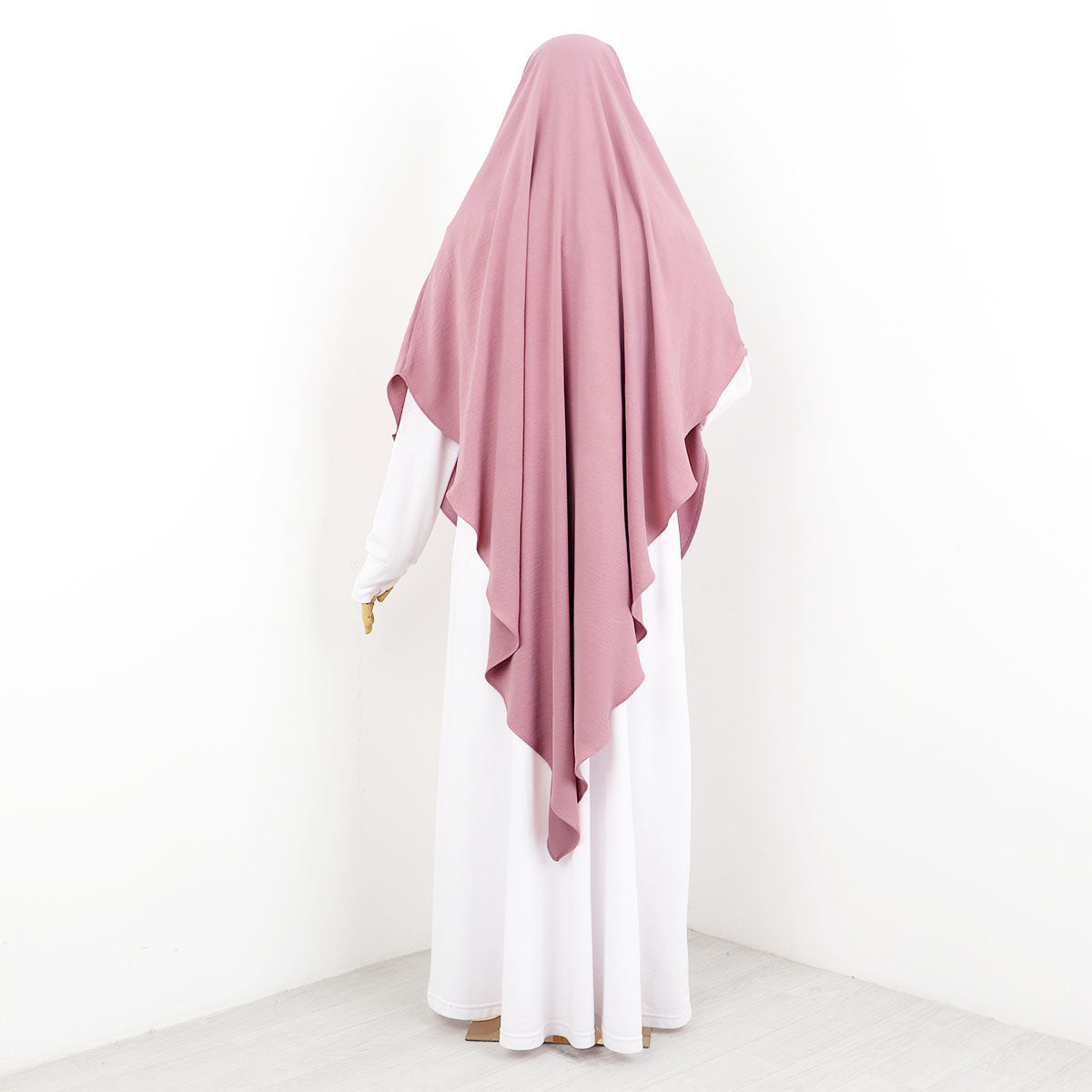 Sarah French Khimar - Dusty Pink