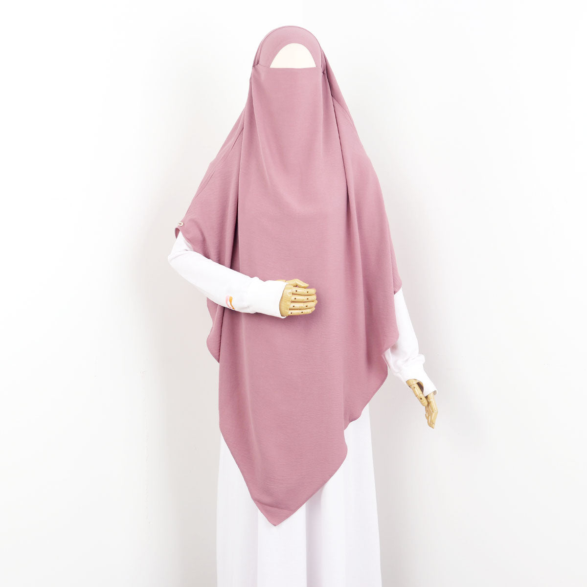 Sarah French Khimar - Dusty Pink