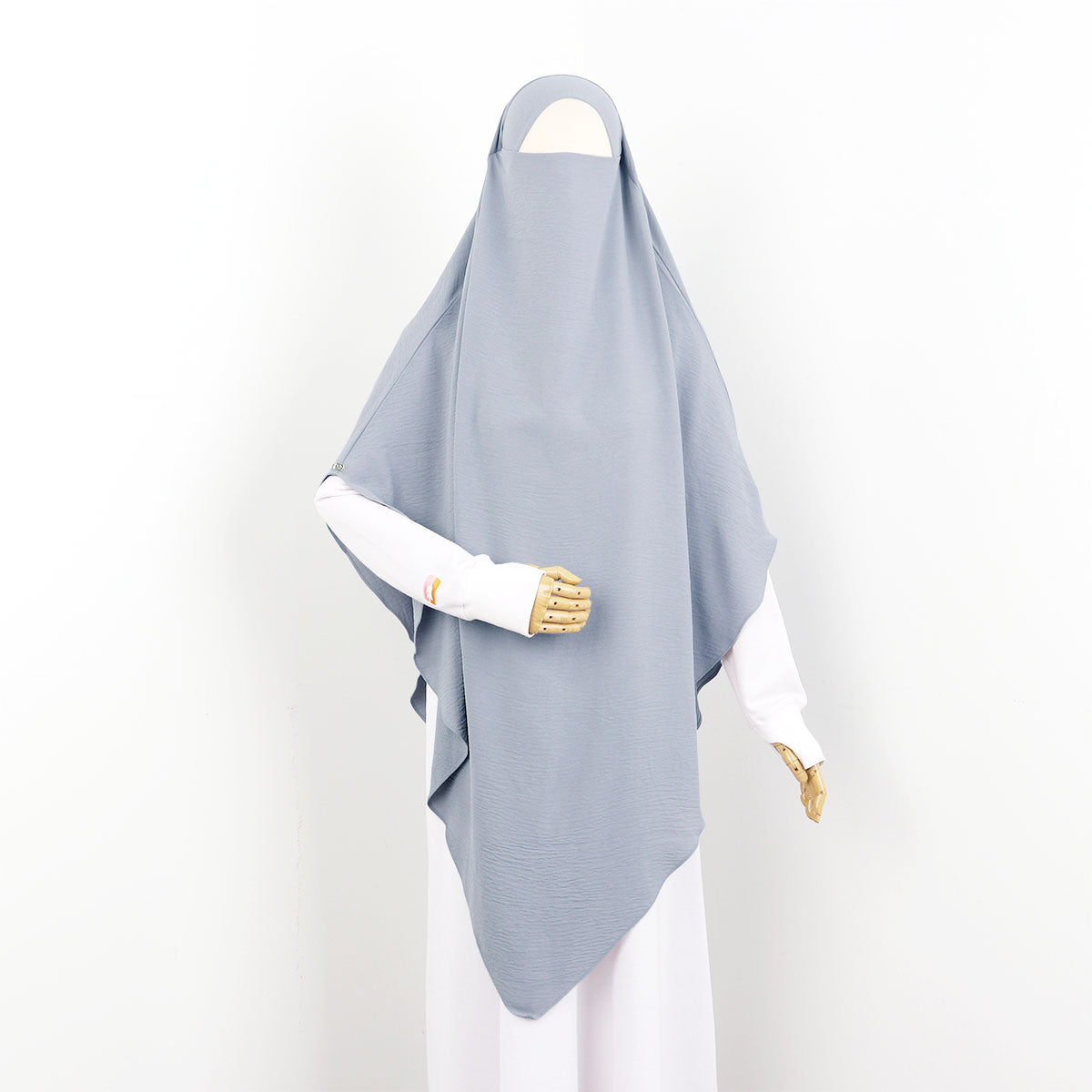 Sarah French Khimar - Netral Grey