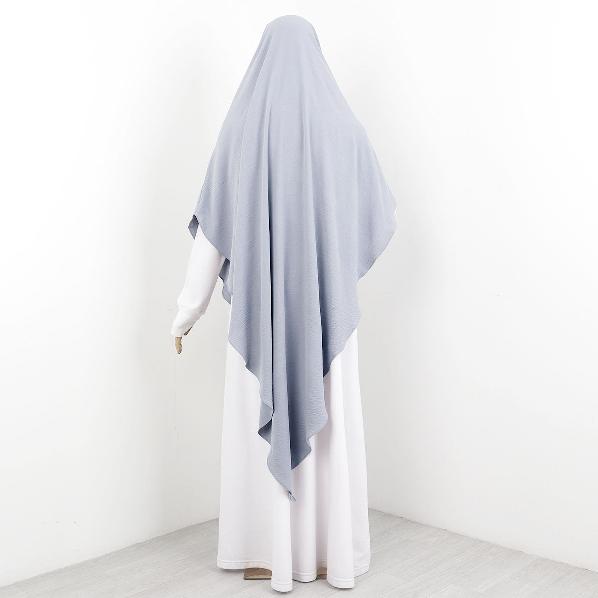 Sarah French Khimar - Netral Grey