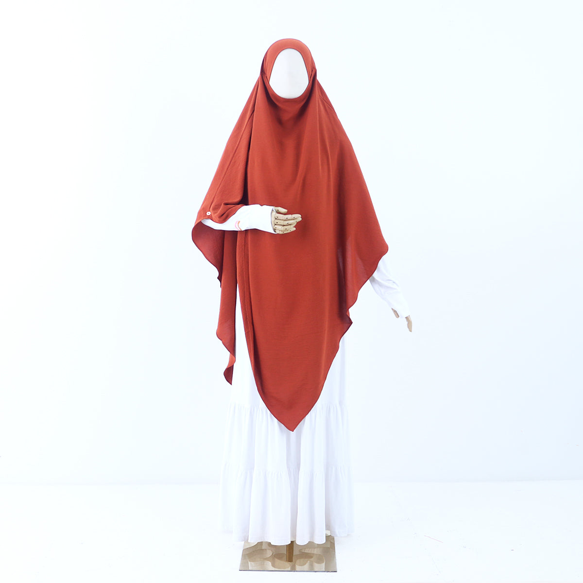Sarah French Khimar - Brick