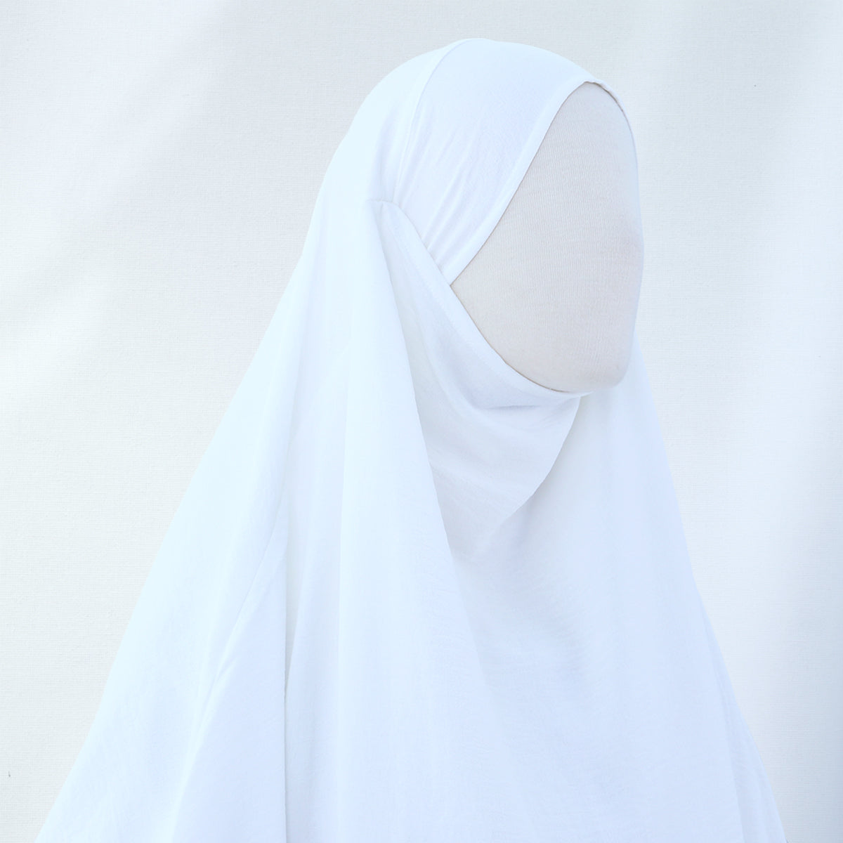 Sarah French Khimar - Broken White
