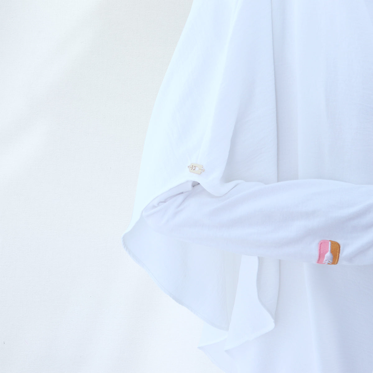 Sarah French Khimar - Broken White