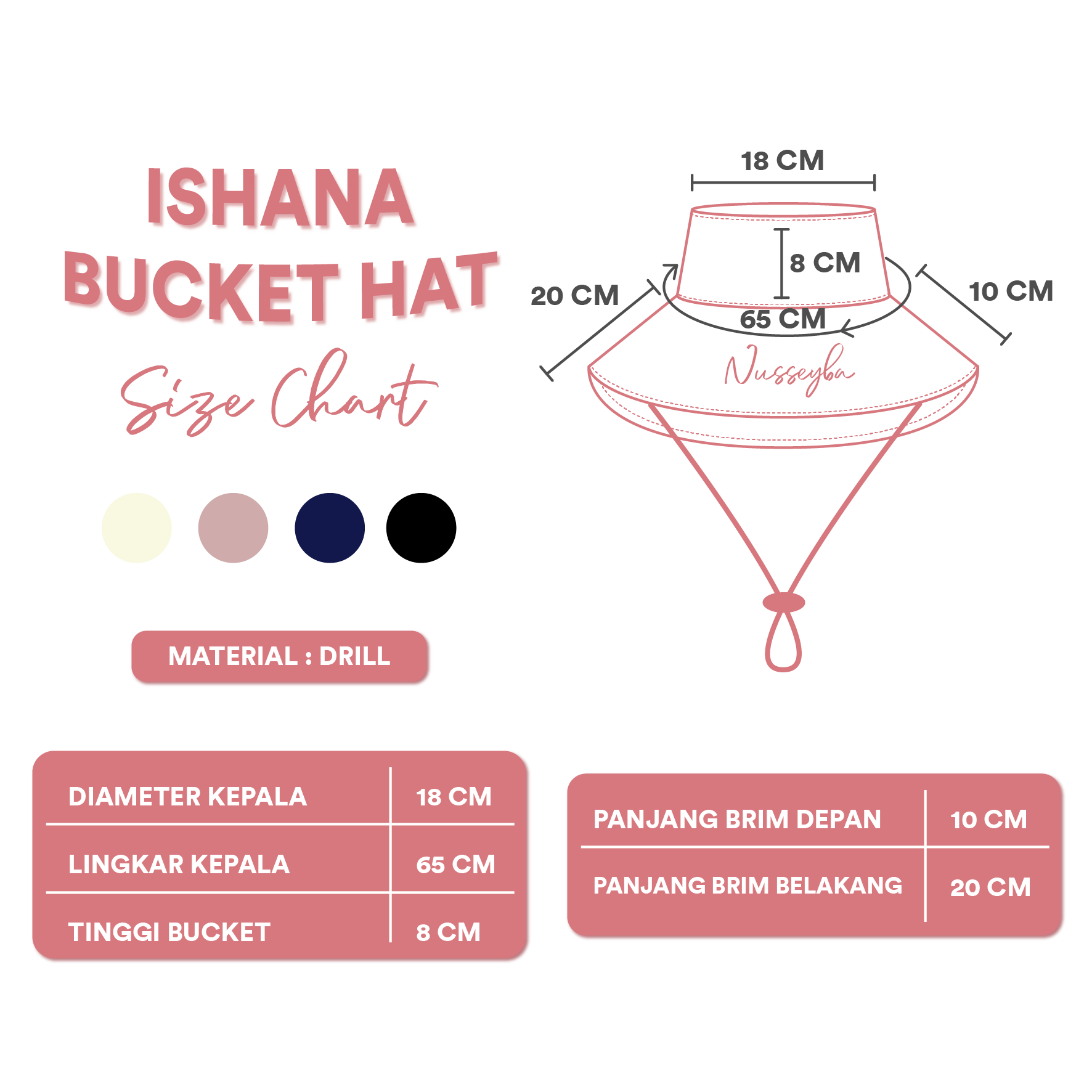 Ishana Bucket - Broken White