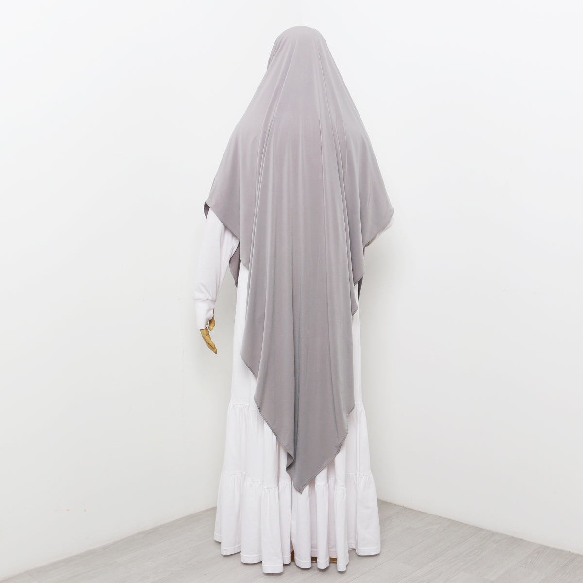 Syakila French Khimar - Grey