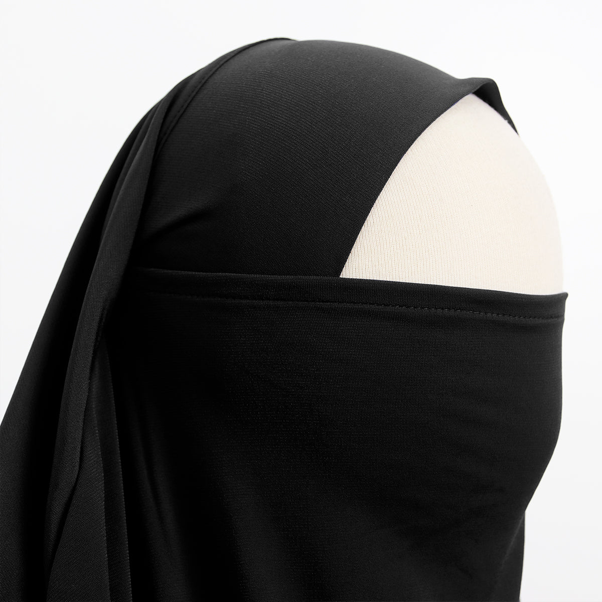 Syakila French Khimar - Black