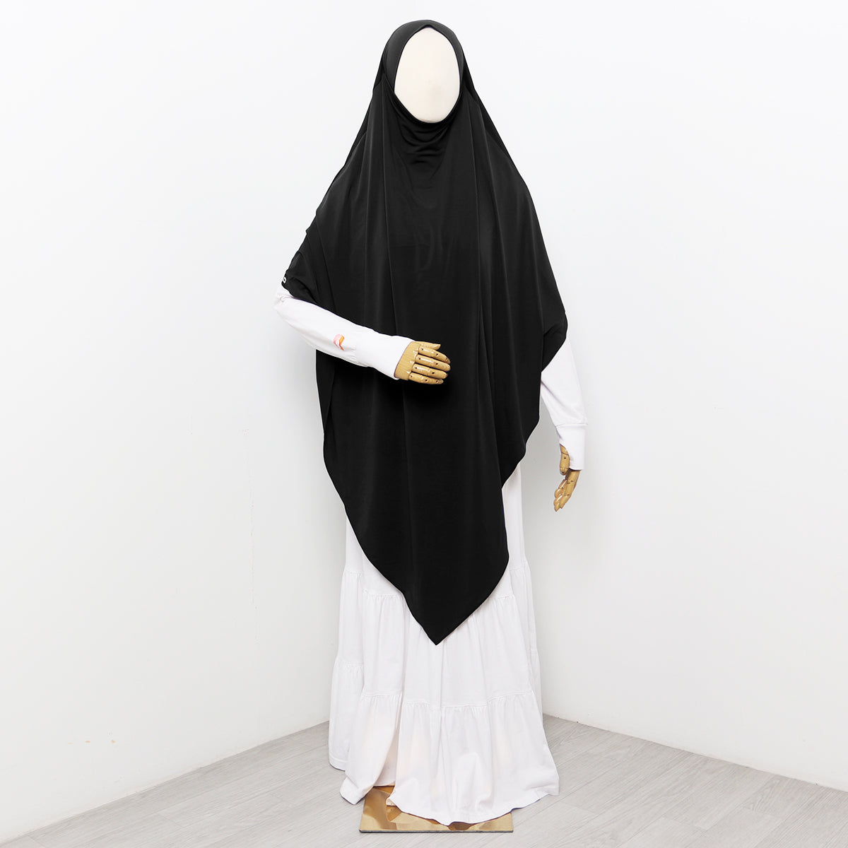 Syakila French Khimar - Black