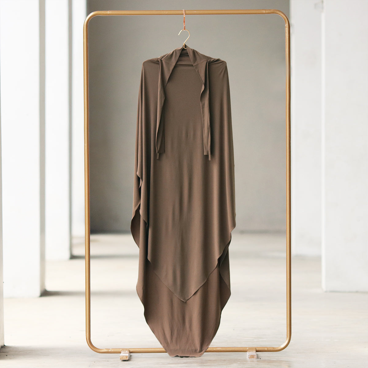 Syakila French Khimar - Coffee Milk