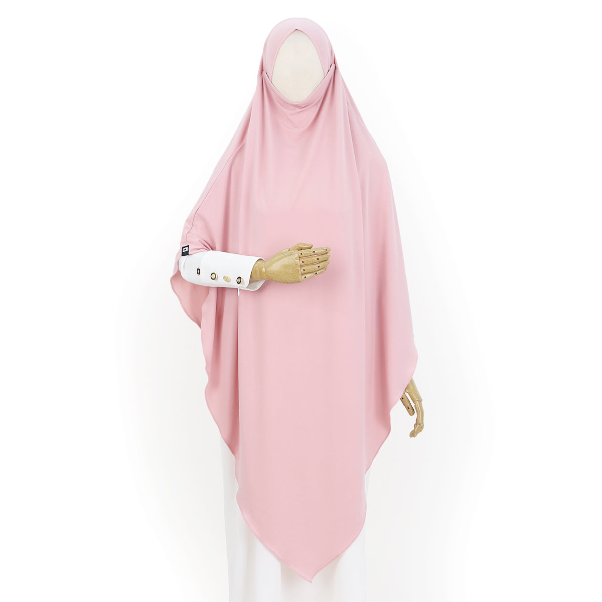 Syakila French Khimar - Cloud Pink