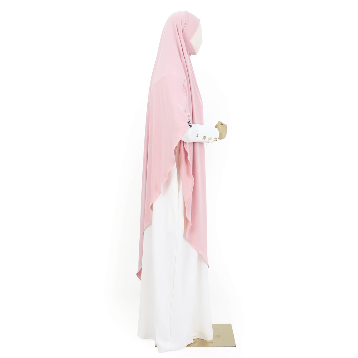 Syakila French Khimar - Cloud Pink