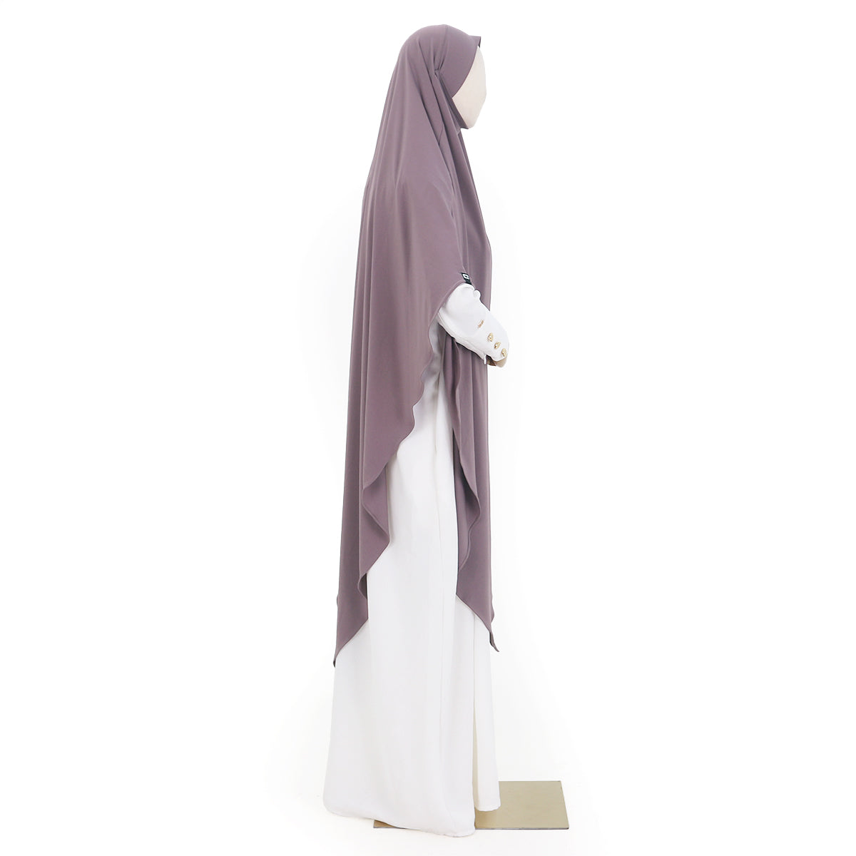 Syakila French Khimar - Mauve