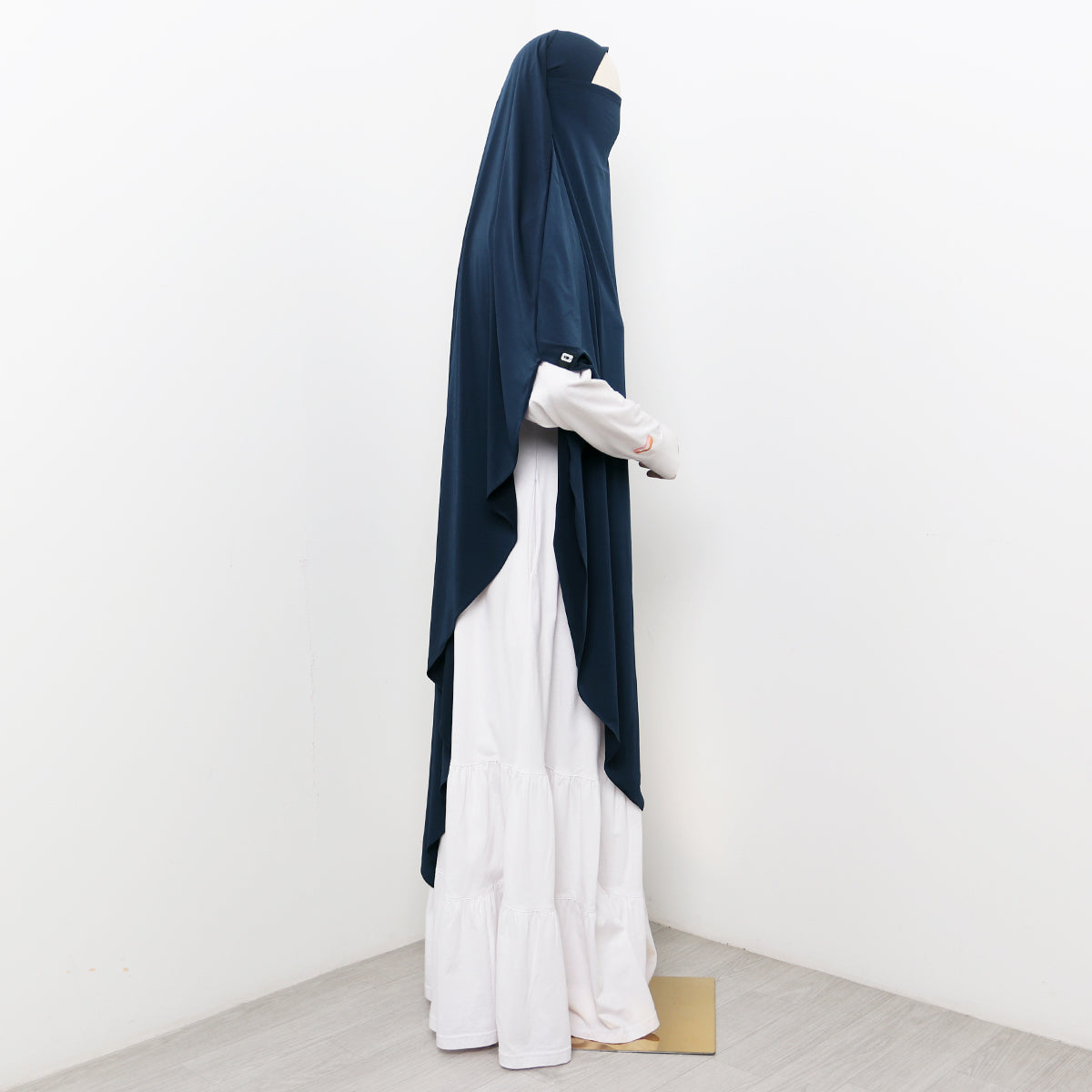 Syakila French Khimar - Navy