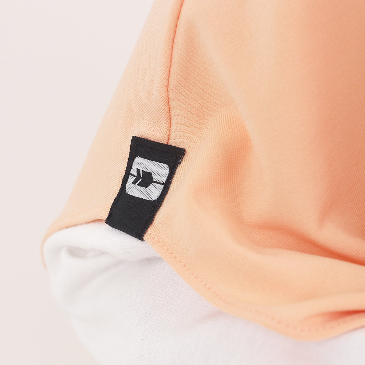 Syakila French Khimar - Peach