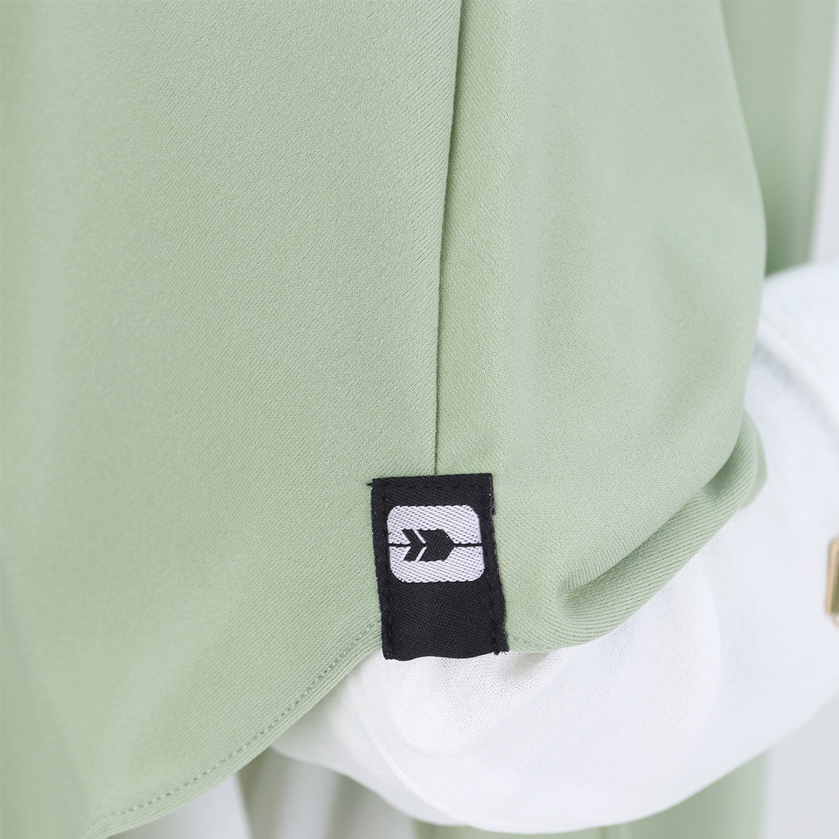 Syakila French Khimar - Sage Green