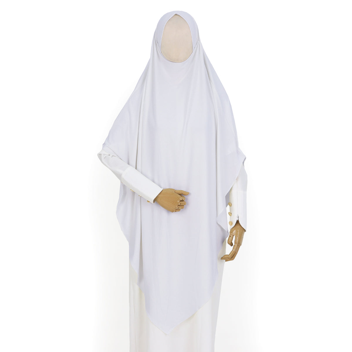 Syakila French Khimar - White