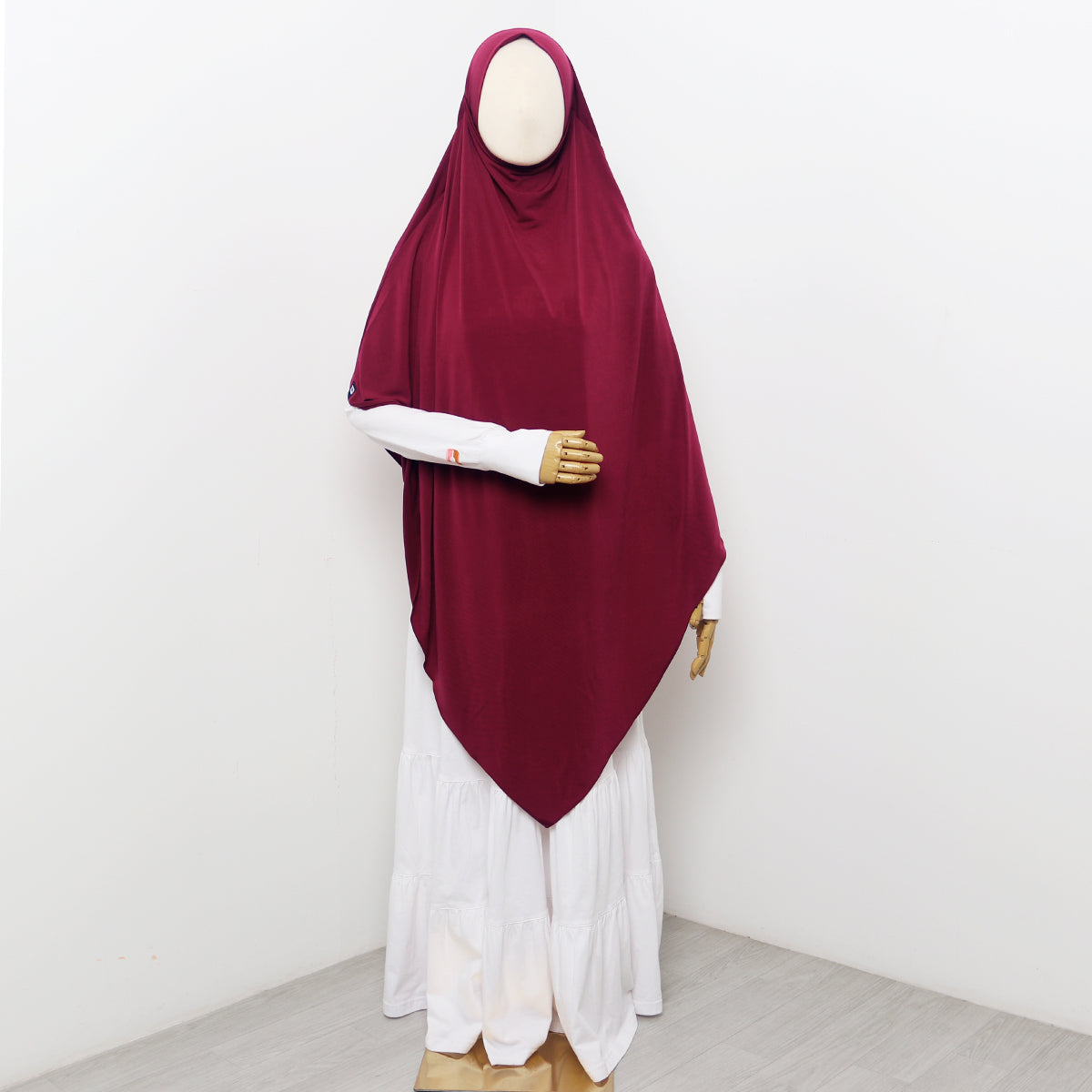 Syakila French Khimar - Maroon