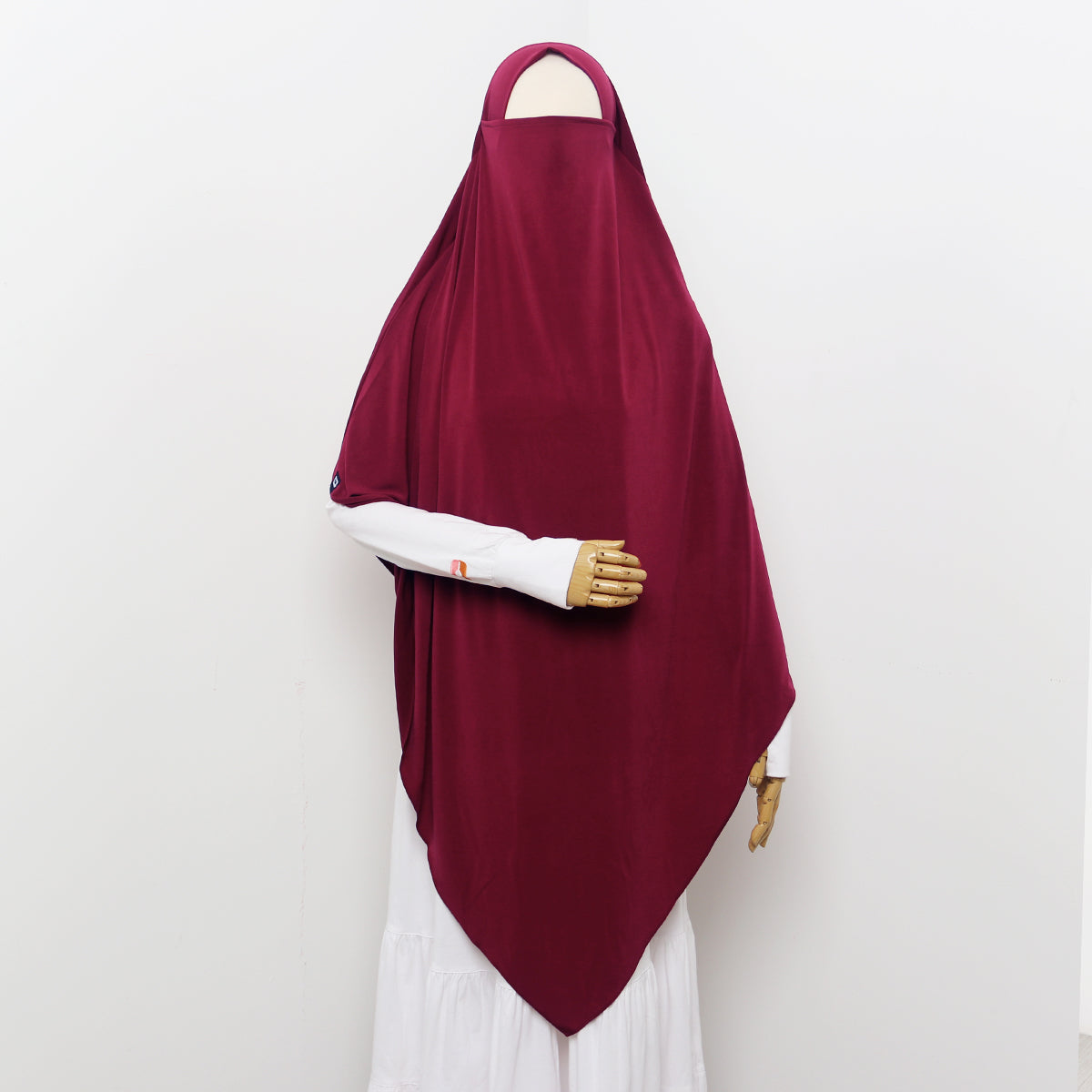Syakila French Khimar - Maroon