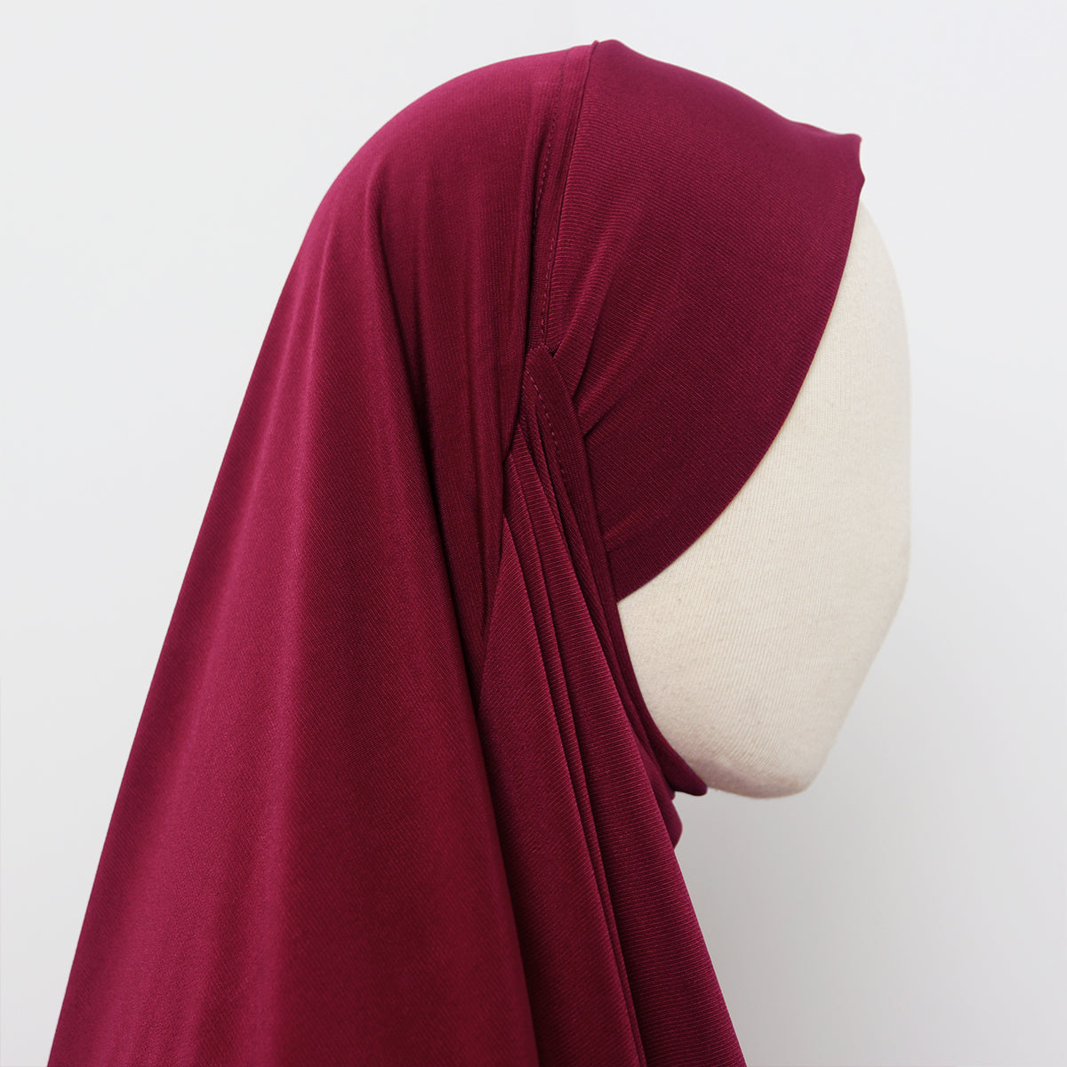 Syakila French Khimar - Maroon