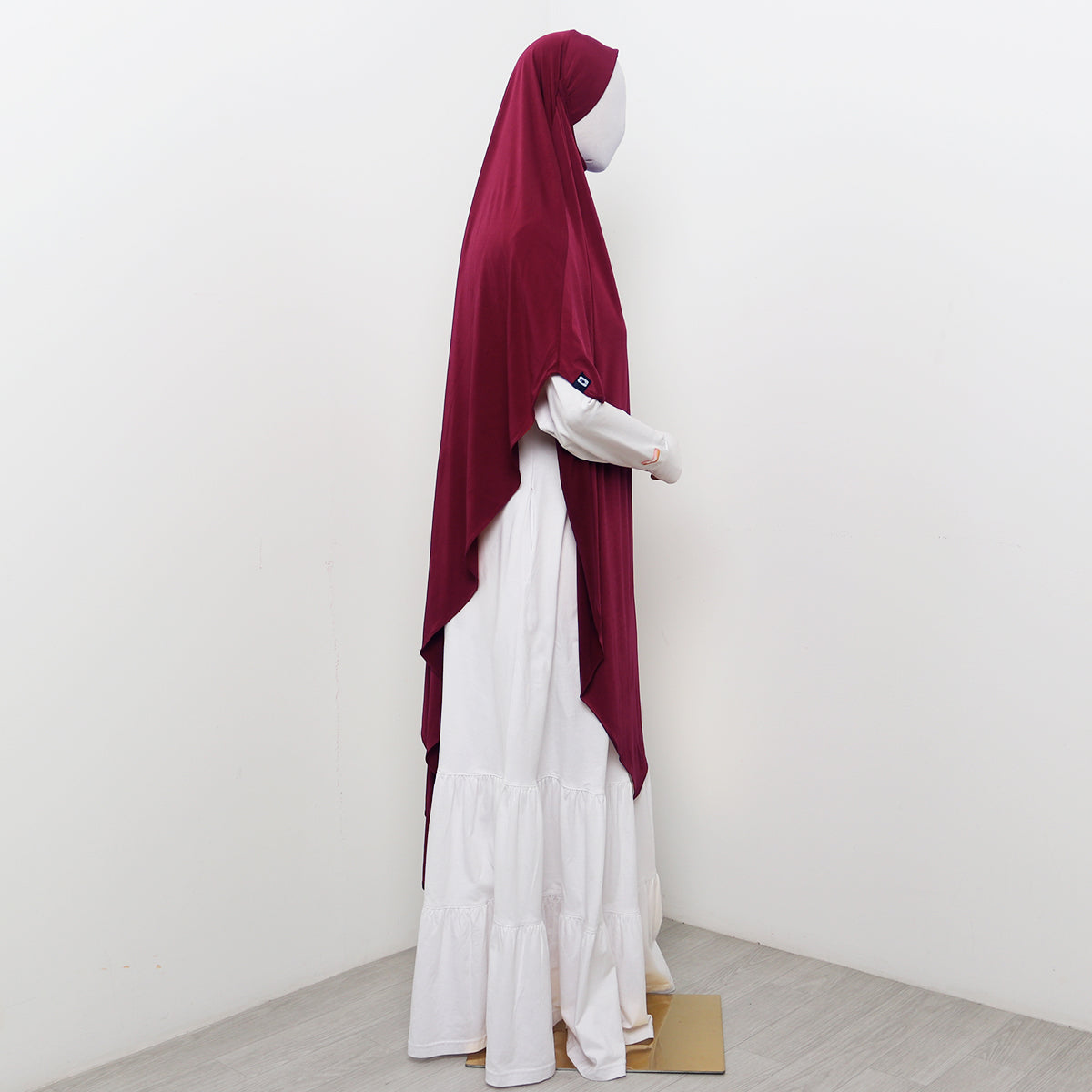 Syakila French Khimar - Maroon