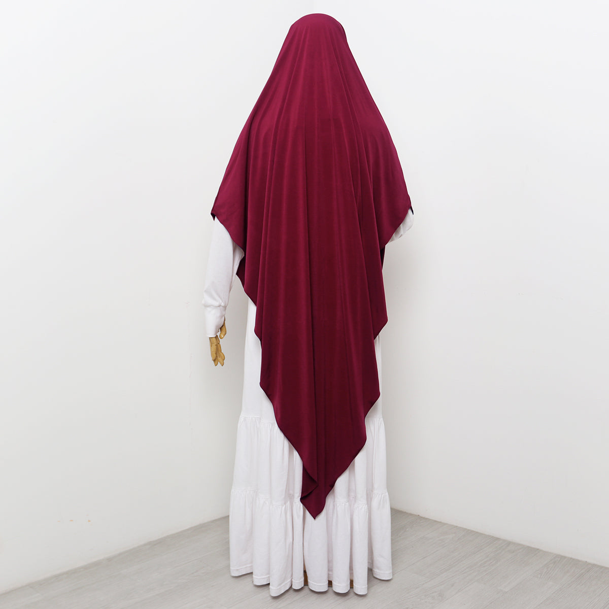 Syakila French Khimar - Maroon