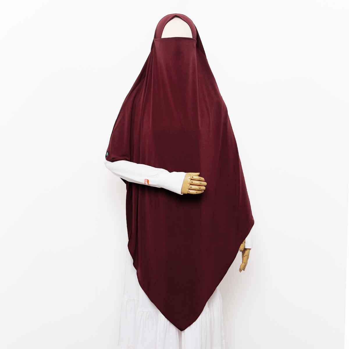 Syakila French Khimar - Maroon