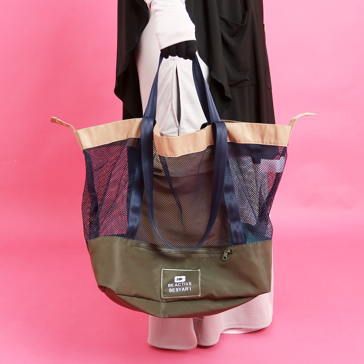 Taalea Mesh Totebag - Mocca