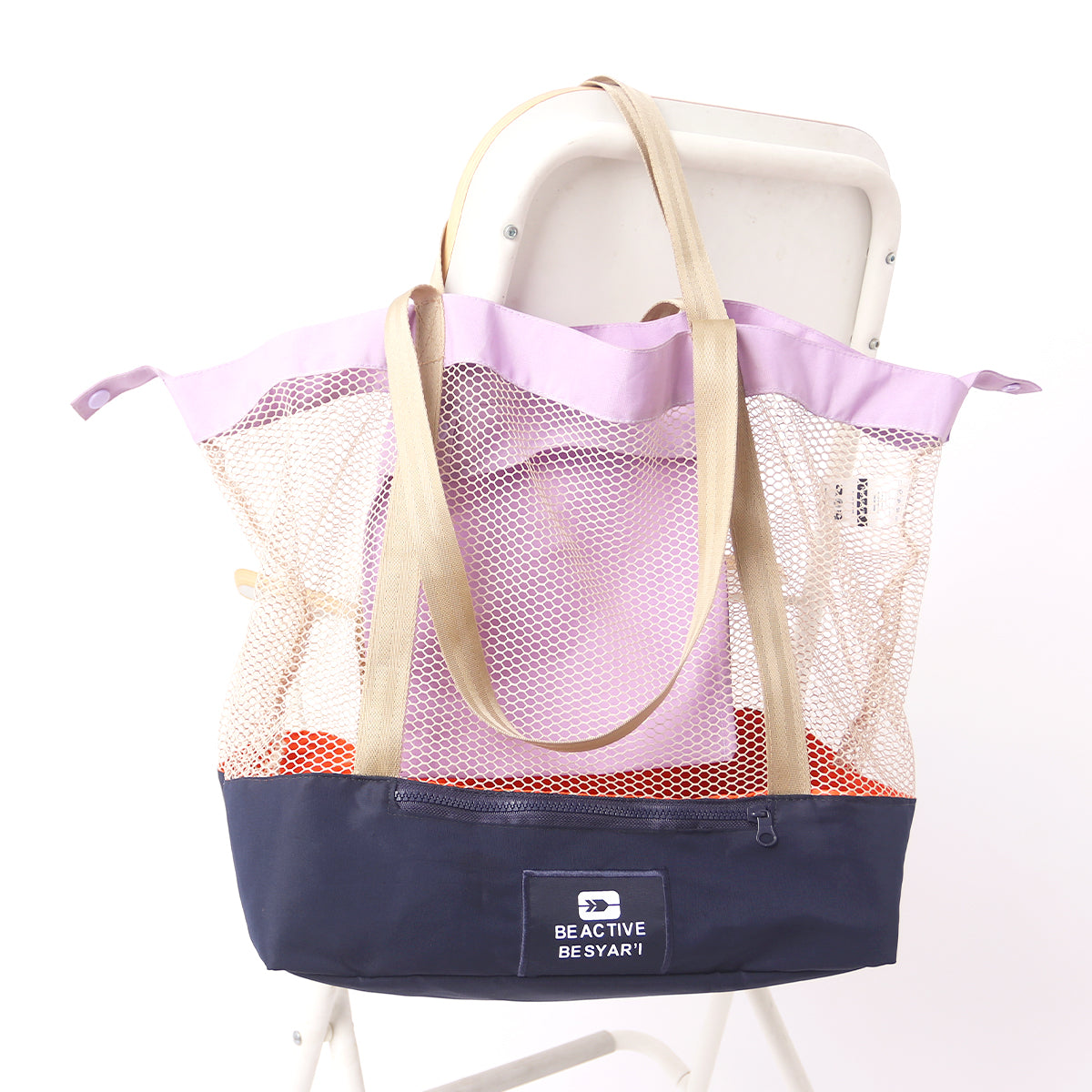 Taalea Mesh Totebag - Lilac