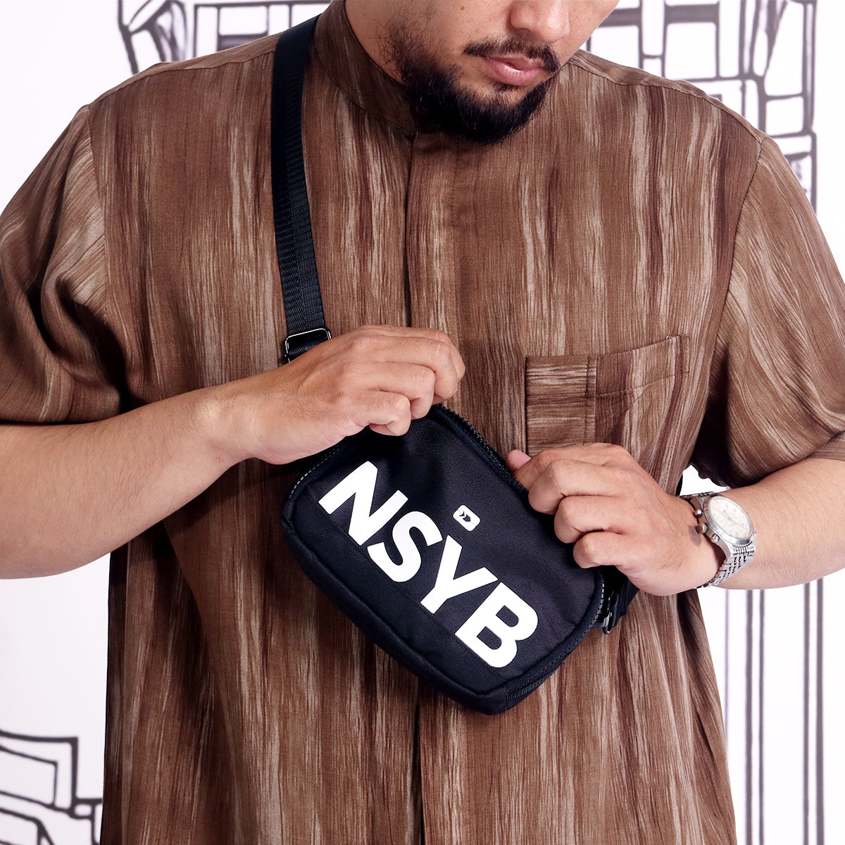 Marwah Sling Bag - Black