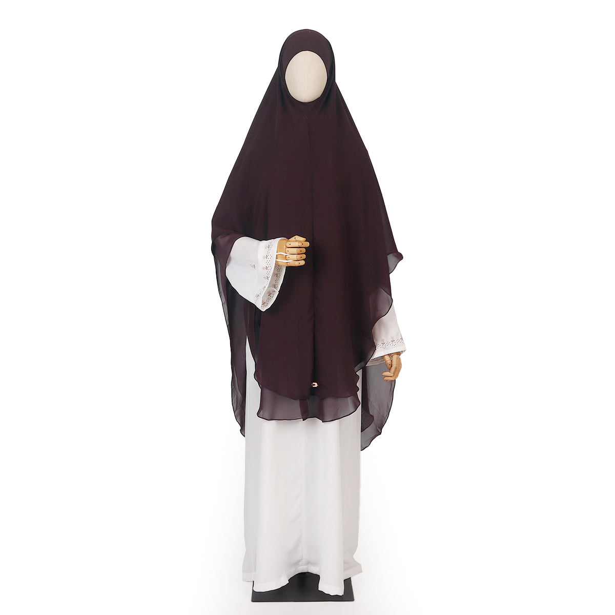 Tazkiya Khimar Bandana - Dark Maroon