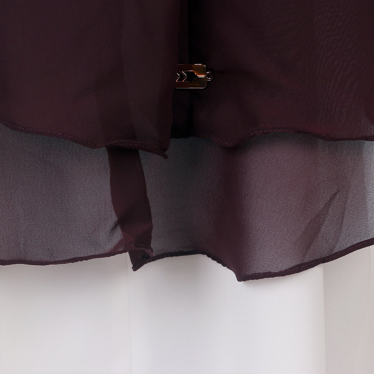 Tazkiya Khimar Bandana - Dark Maroon